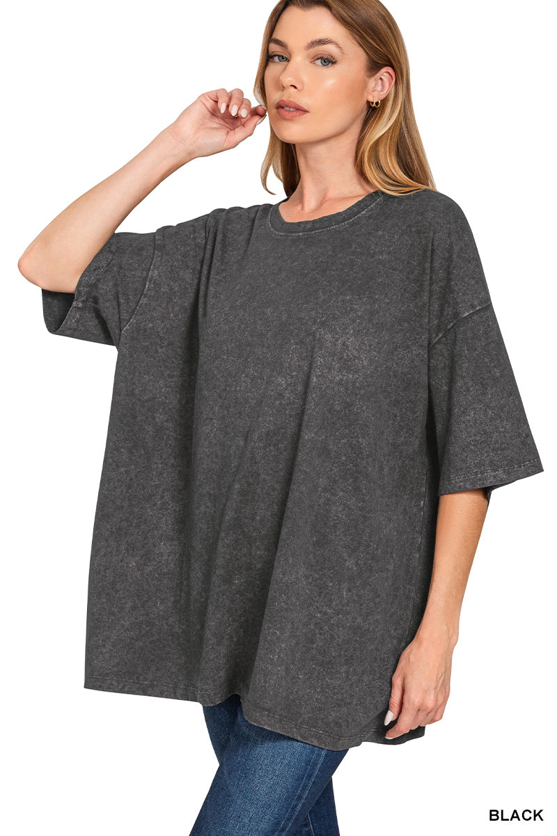 Zenana Box Tee CTW-3167A