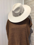 Felt Western Hat w/ Silver Metal Hat Band