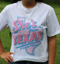 J. Coons She's From Texas Pink with Rhinestones