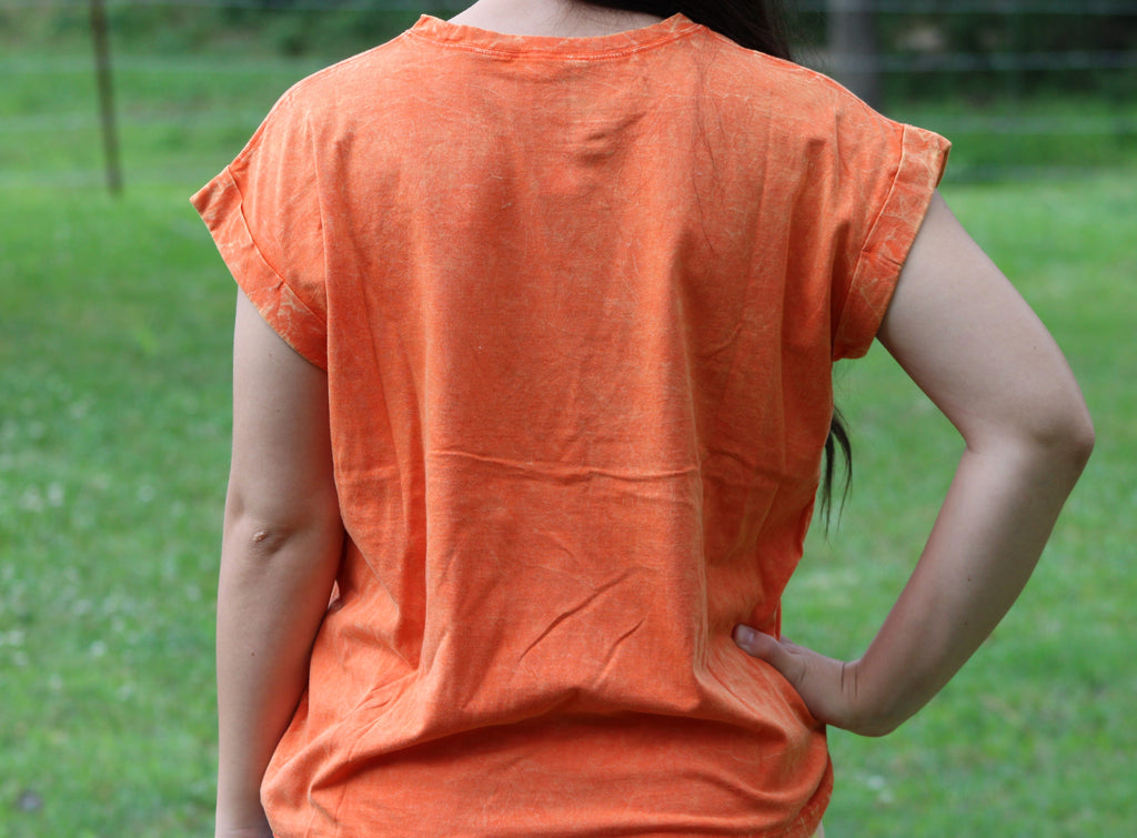 Zenana Round Neck Short Sleeve Tee CTW-3382Y