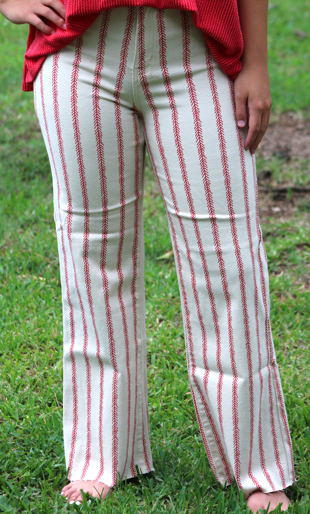 Poppy & Pine Baseball Denim Pants 1007