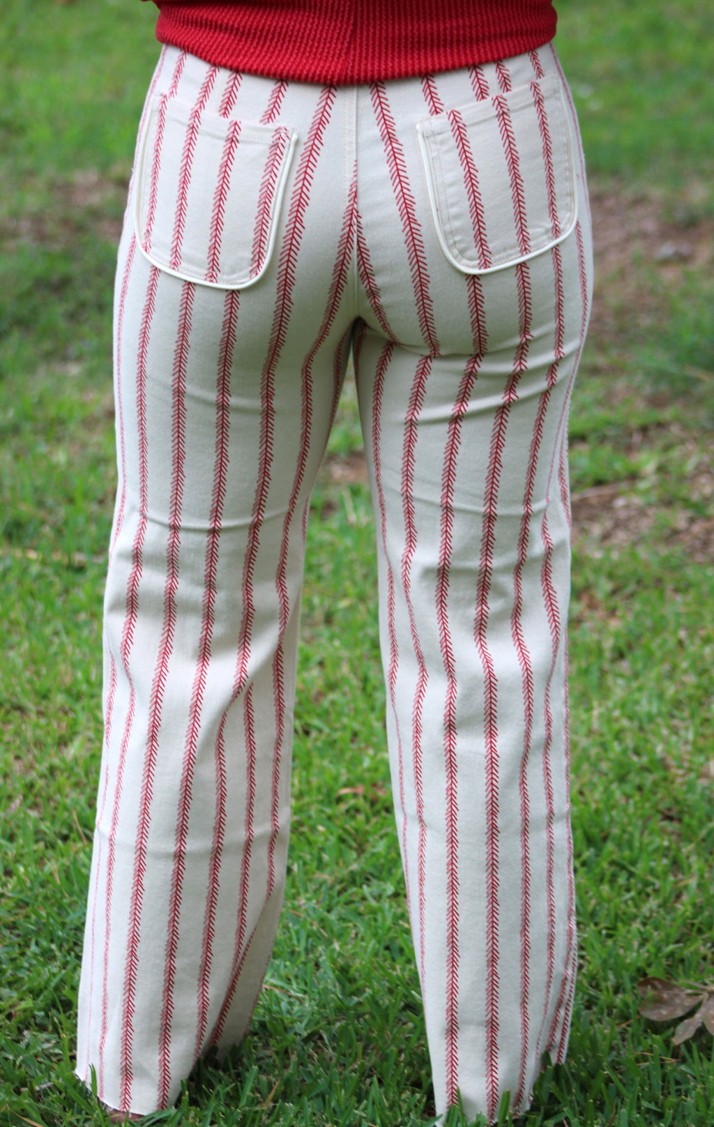 Poppy & Pine Baseball Denim Pants 1007