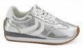 CORKYS | Kickoff Sneakers - Silver Crinkle Metallic