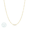 Splendid Iris, Sweetly Colored Delicate Chain Necklace, Water Resistant, N2424
