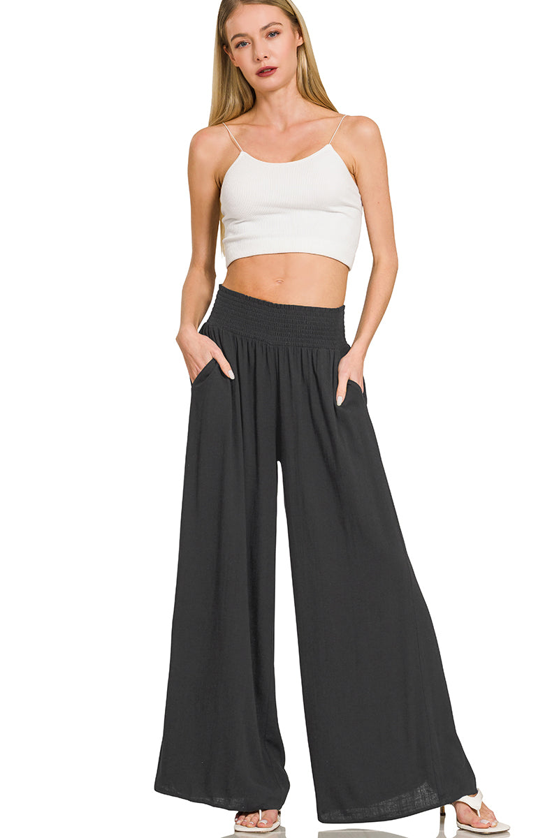 Zenana Wide Leg Pants QPL-7355Y