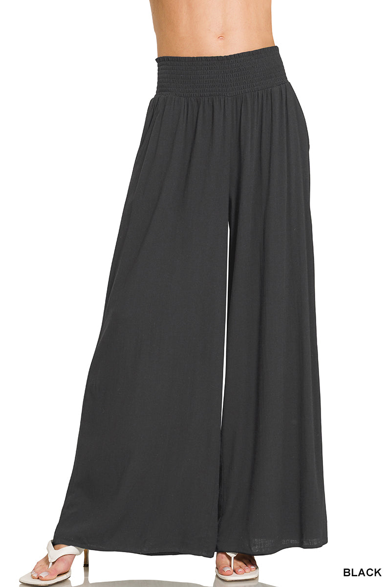 Zenana Wide Leg Pants QPL-7355Y