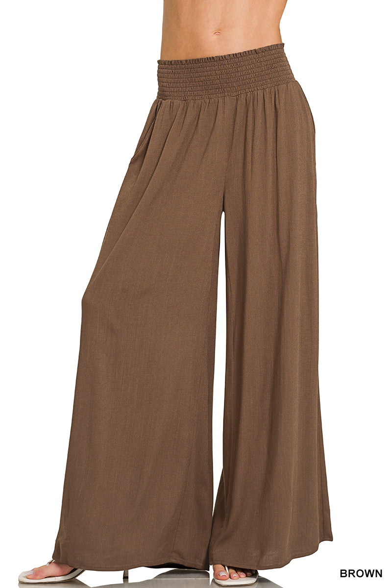 Zenana Wide Leg Pants QPL-7355Y