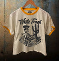 Country Deep White Trash Cropped Tee