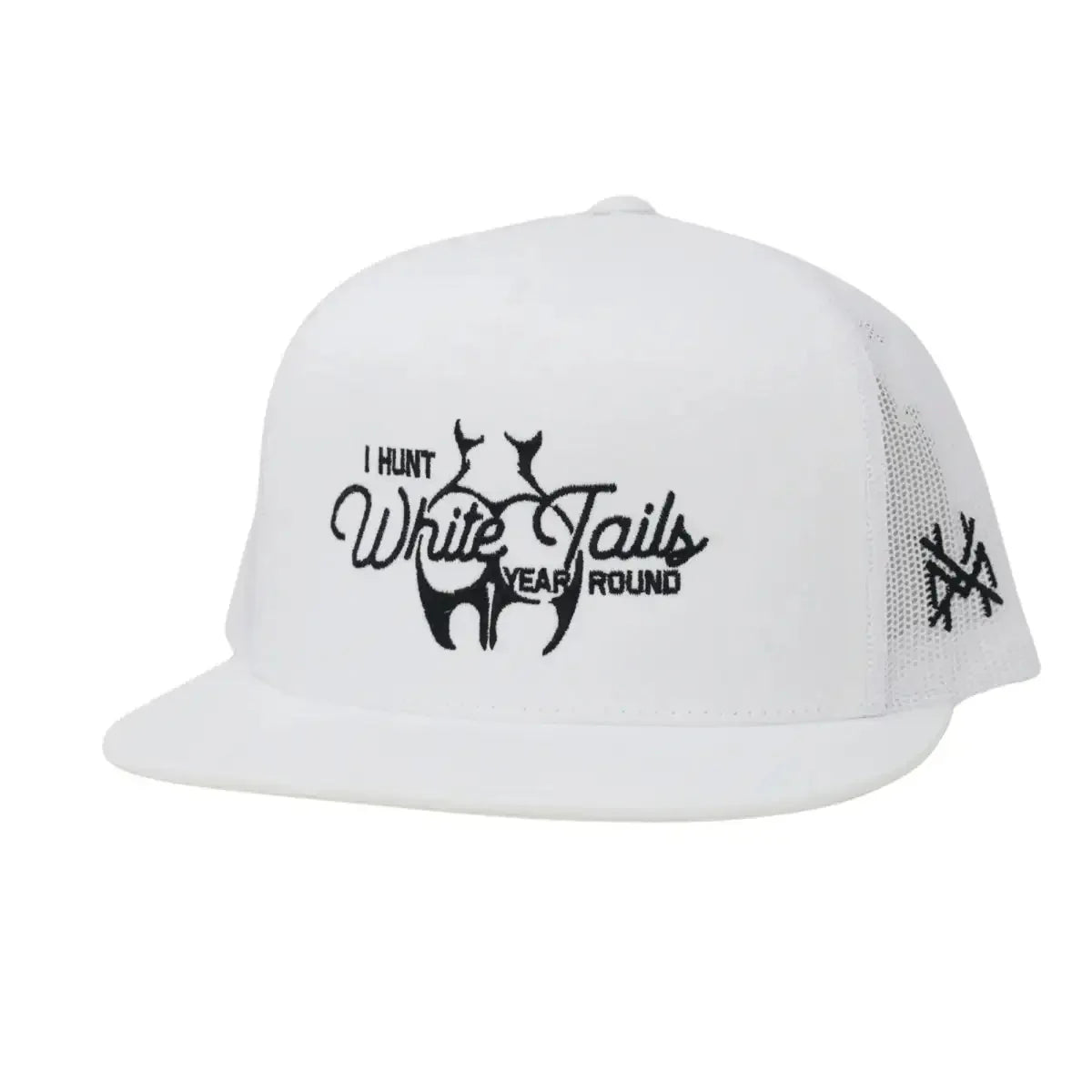 I Hunt White Tails Year Round Trucker Hat