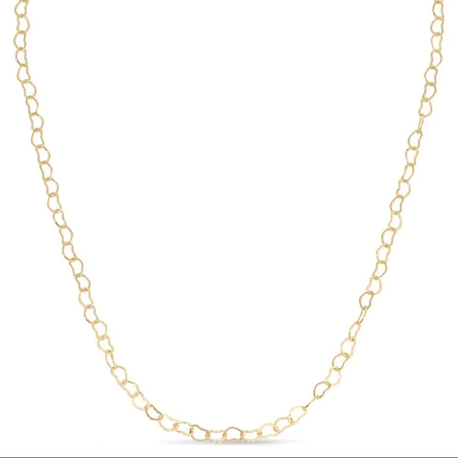 Splendid Iris Love Unconditionally Heart Chain Necklace, N7798